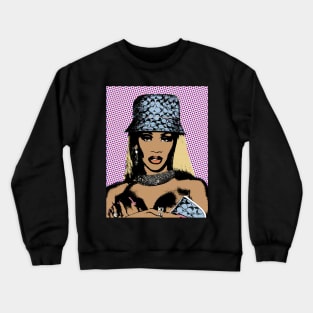 saweetie style pop art Crewneck Sweatshirt